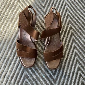 New without box, Pedro Garcia wedge sandals, size 35.5